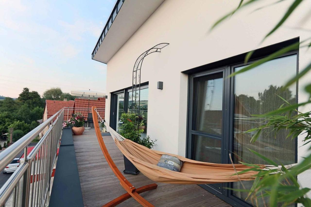 Penthouse Tauberblick Apartment Tauberbischofsheim Exterior foto